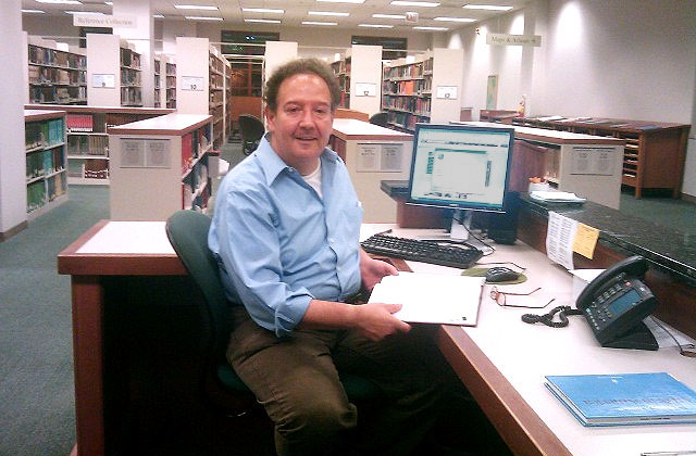 Leo at the Reference Desk